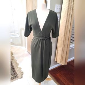 Favlux Sz.Lg Hunter Green Backless Dress